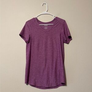 5/$55 !! 🔥 Duluth Trading Co Heathered Purple Short Sleeve Tee